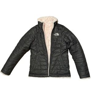 THE NORTH FACE REVERSIBLE MOSSBUD SWIRL JACKET GIRLS